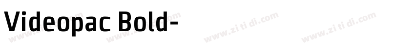 Videopac Bold字体转换